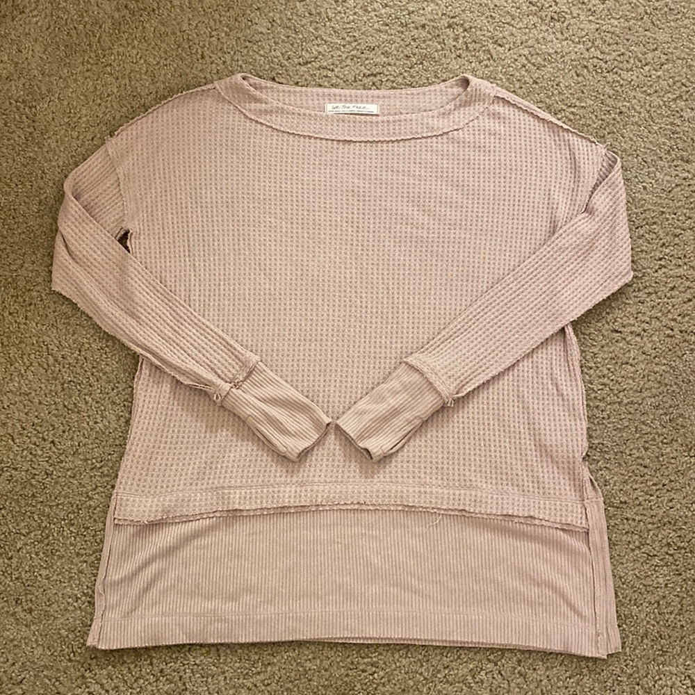 Free People Sweater Beige Extra Small